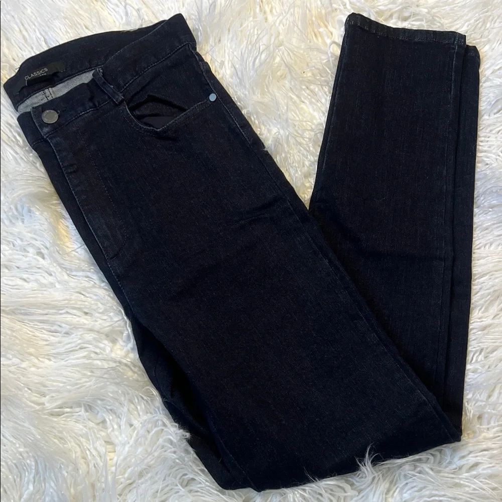 * CLASSICS by WORTH Women's Dark Blue Skinny Jeans Made in USA 🇺🇸